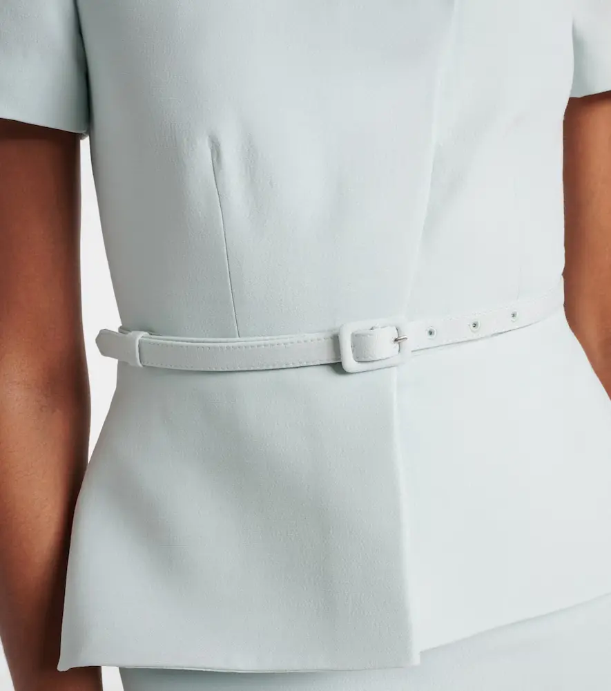 Roland Mouret Wool and slik midi dress | Thumbnail 6