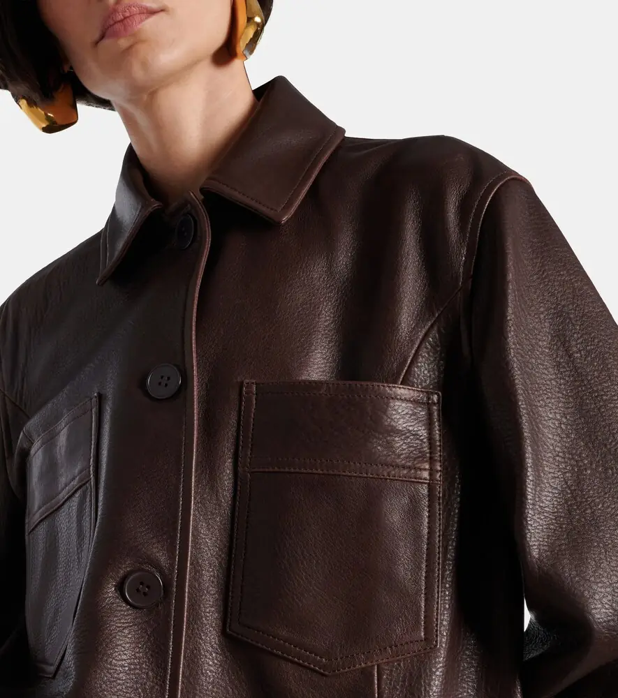 Nour Hammour Leather jacket | Thumbnail 2