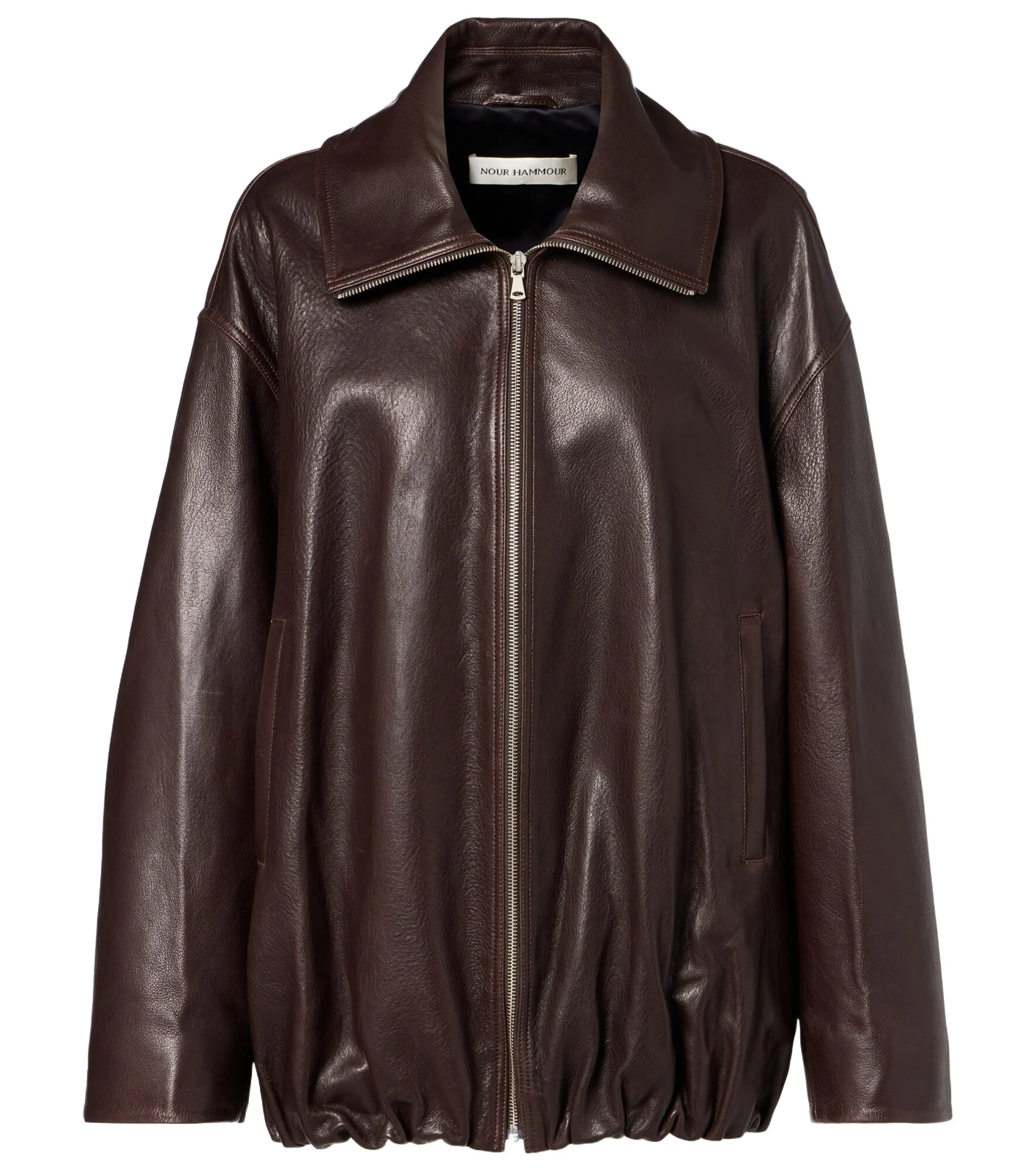 Elisse leather bomber jacket Elisse leather bomber jacket