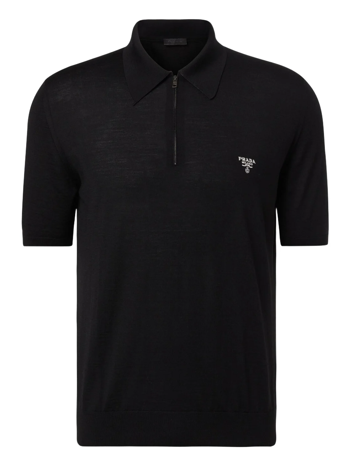 Virgin wool polo shirt