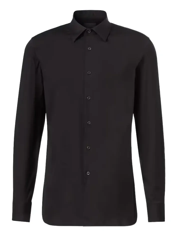Cotton-blend shirt