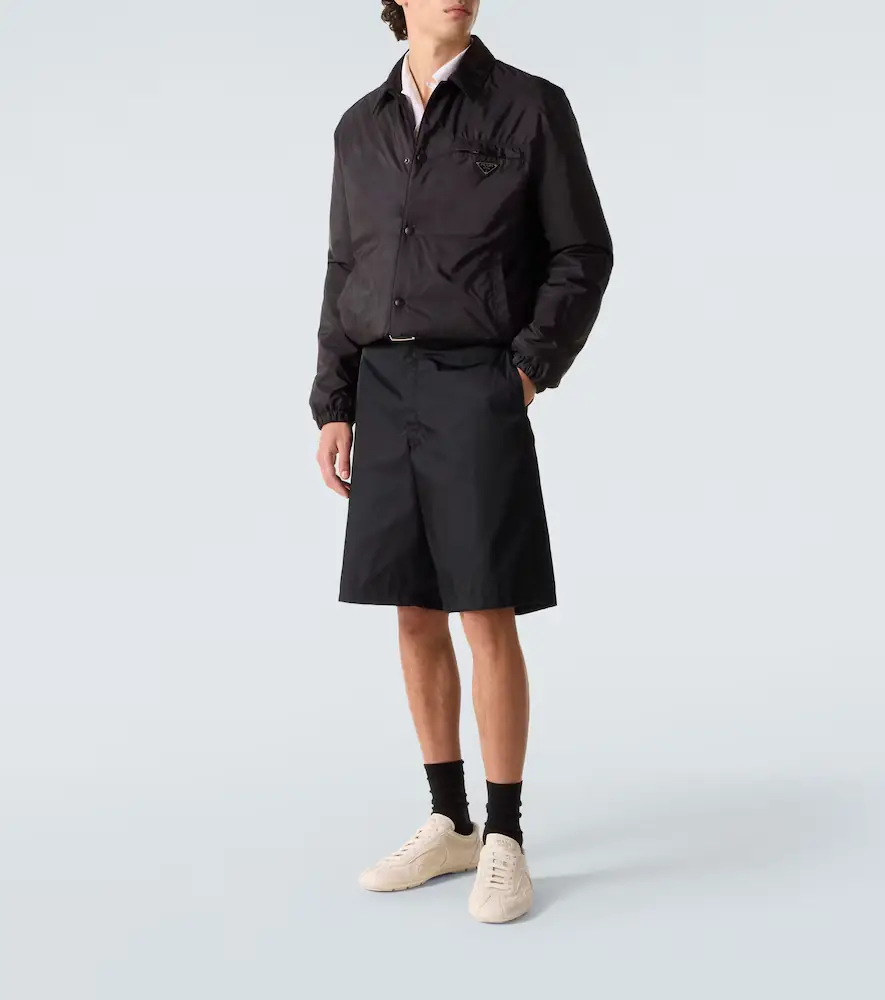 Prada Re-Nylon blouson jacket | Thumbnail 2 Prada Re-Nylon blouson jacket | Thumbnail 2