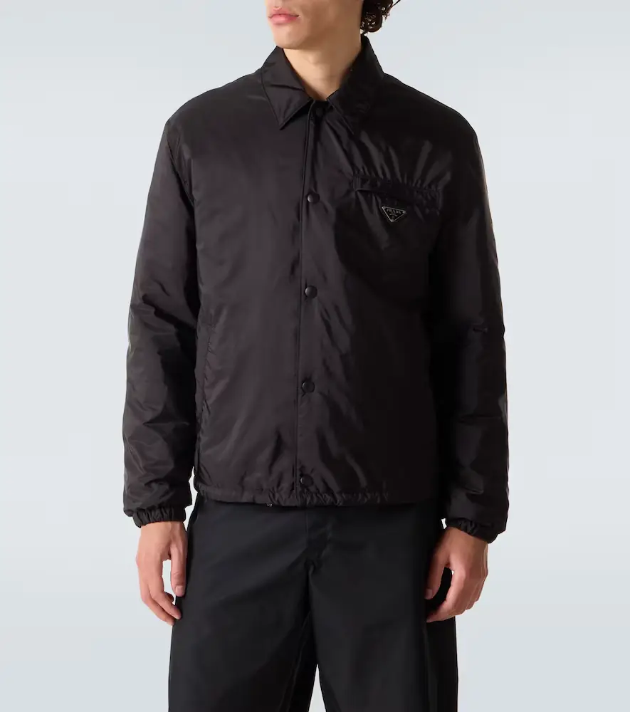 Prada Re-Nylon blouson jacket | Thumbnail 5 Prada Re-Nylon blouson jacket | Thumbnail 5