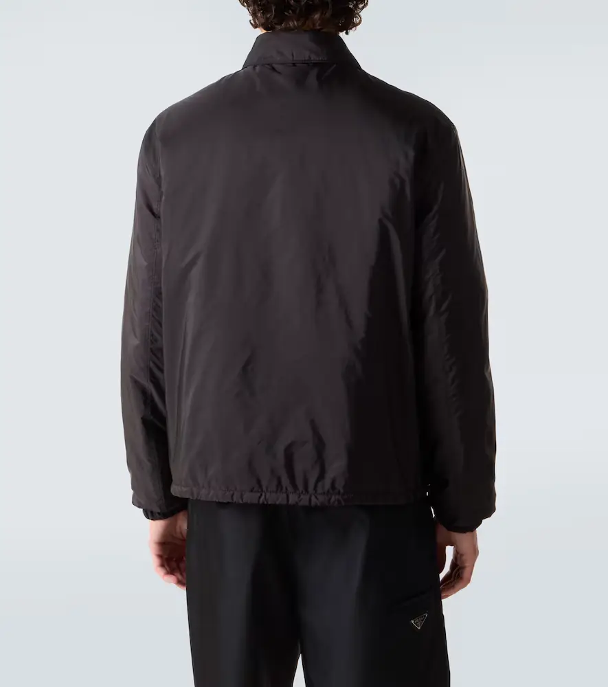Prada Re-Nylon blouson jacket | Thumbnail 7 Prada Re-Nylon blouson jacket | Thumbnail 7
