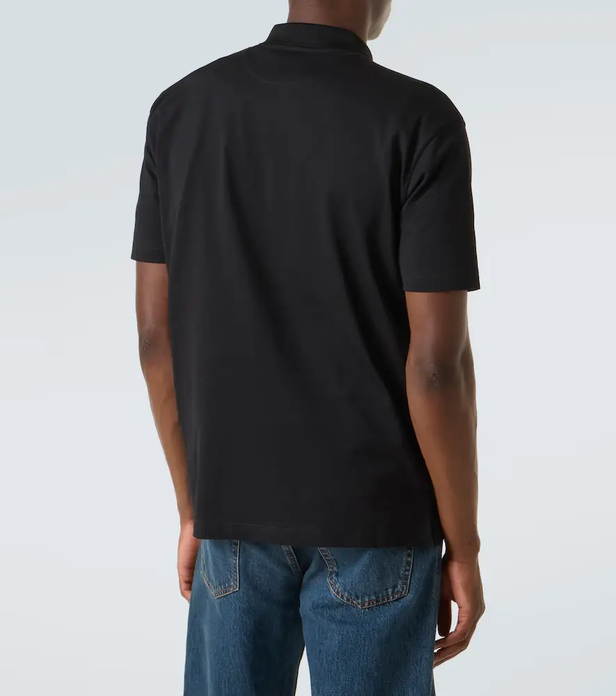 Prada Re-Nylon-trimmed cotton piqué polo shirt | Thumbnail 2