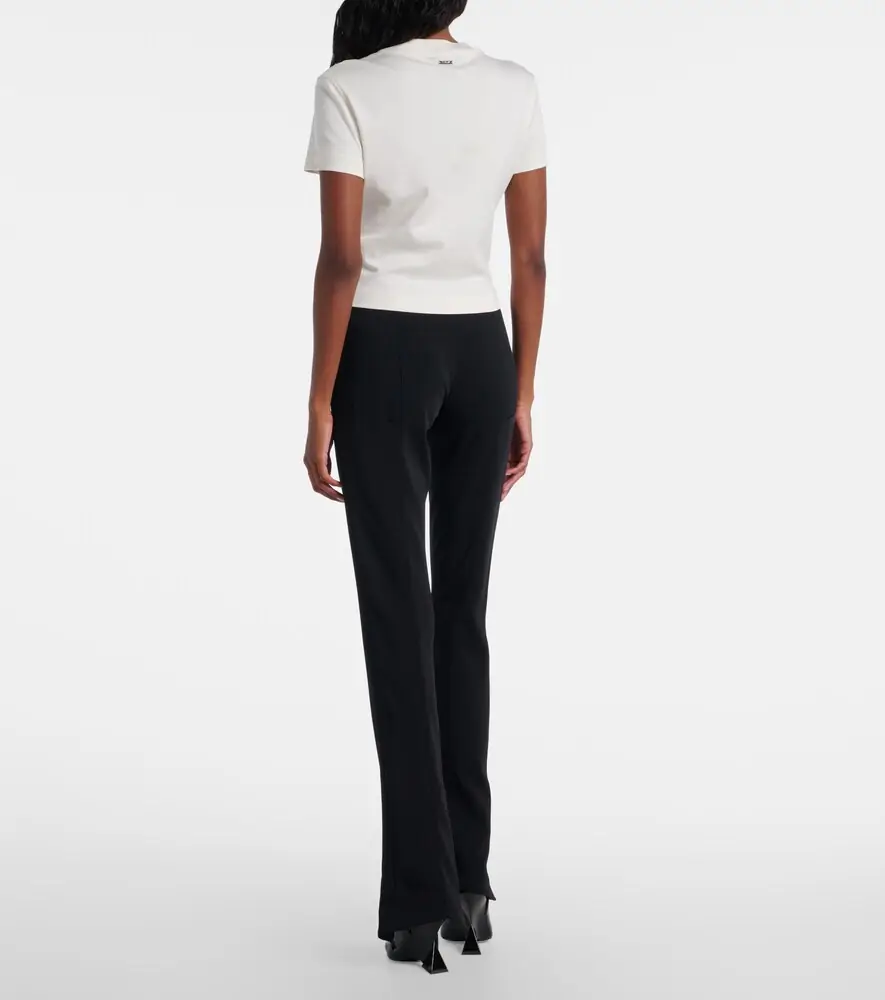 Mugler Embellished cotton jersey T-shirt | Thumbnail 3 Mugler Embellished cotton jersey T-shirt | Thumbnail 3