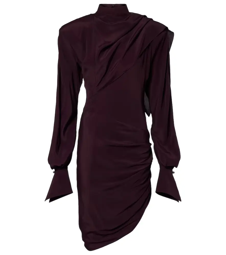 Mugler Draped asymmetric minidress | Image 1 Mugler Draped asymmetric minidress | Image 1