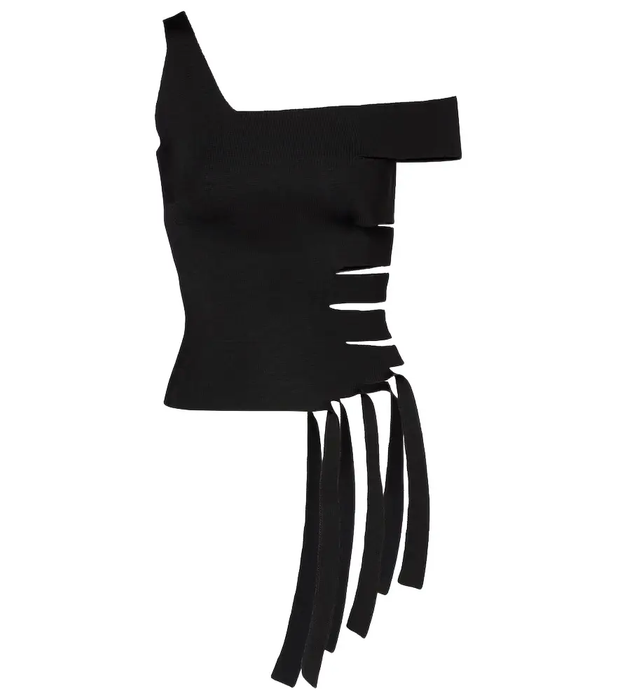 Mugler Asymmetric cut-out top | Image 1 Mugler Asymmetric cut-out top | Image 1