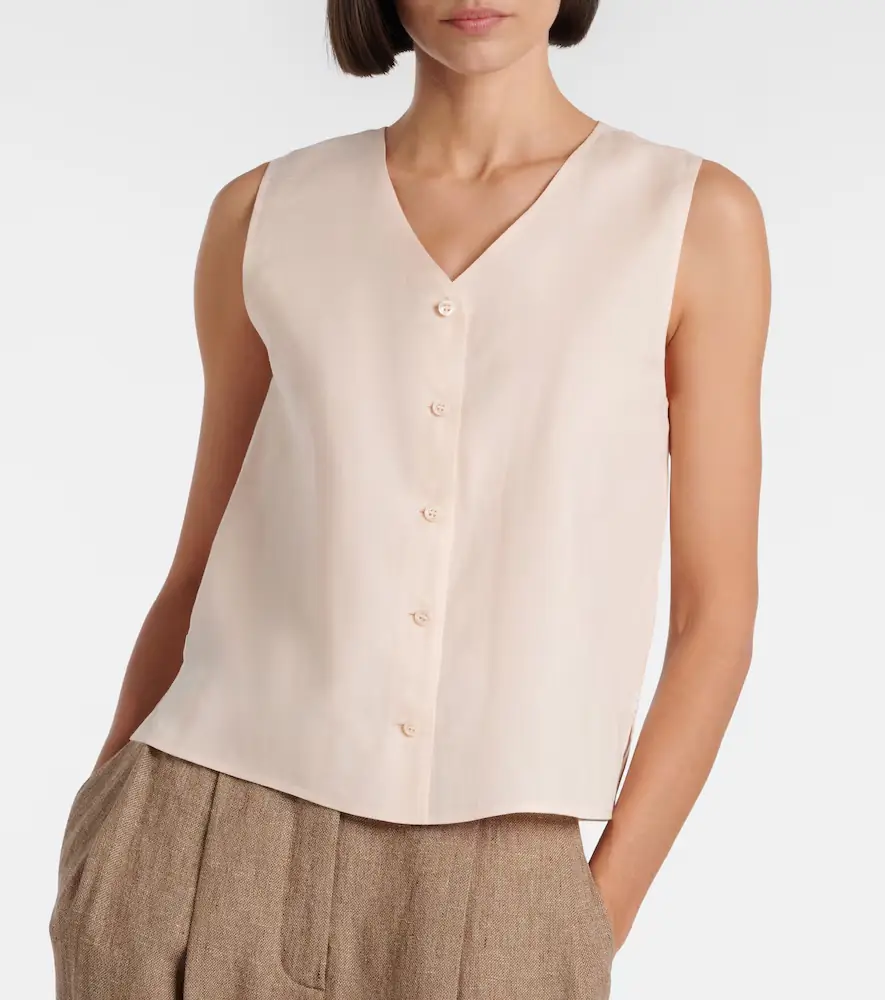 Loro Piana Milly ramie vest | Thumbnail 4 Loro Piana Milly ramie vest | Thumbnail 4