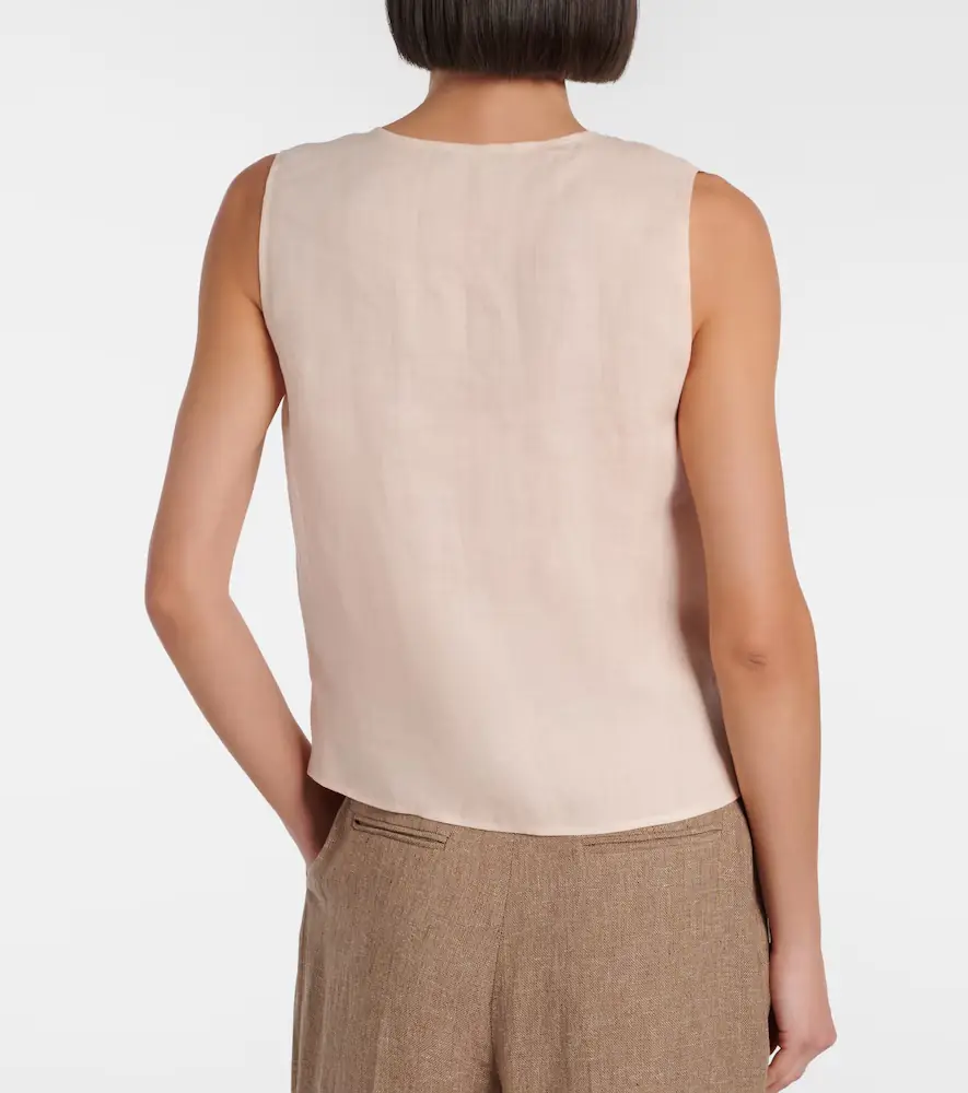 Loro Piana Milly ramie vest | Thumbnail 6 Loro Piana Milly ramie vest | Thumbnail 6