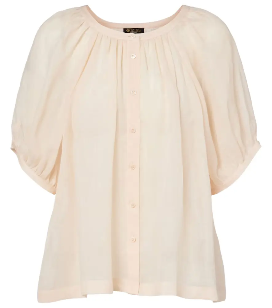 Loro Piana Gritt ramie blouse