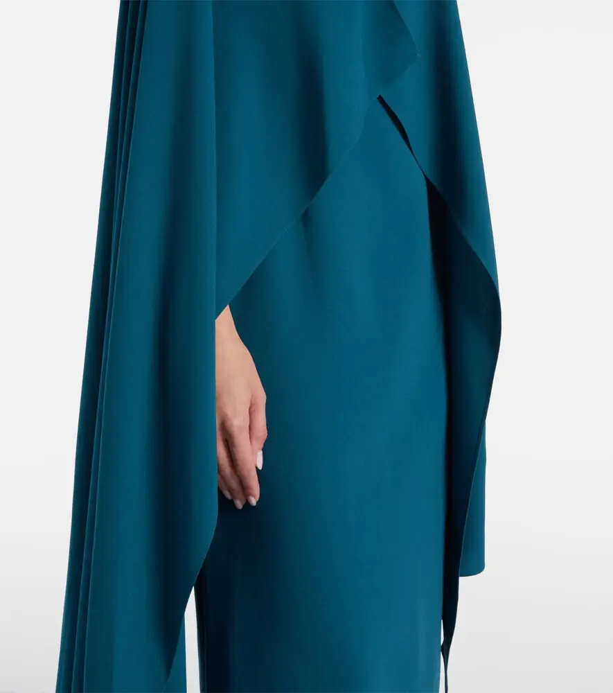 Roksanda Deena caped crêpe gown | Thumbnail 6 Roksanda Deena caped crêpe gown | Thumbnail 6