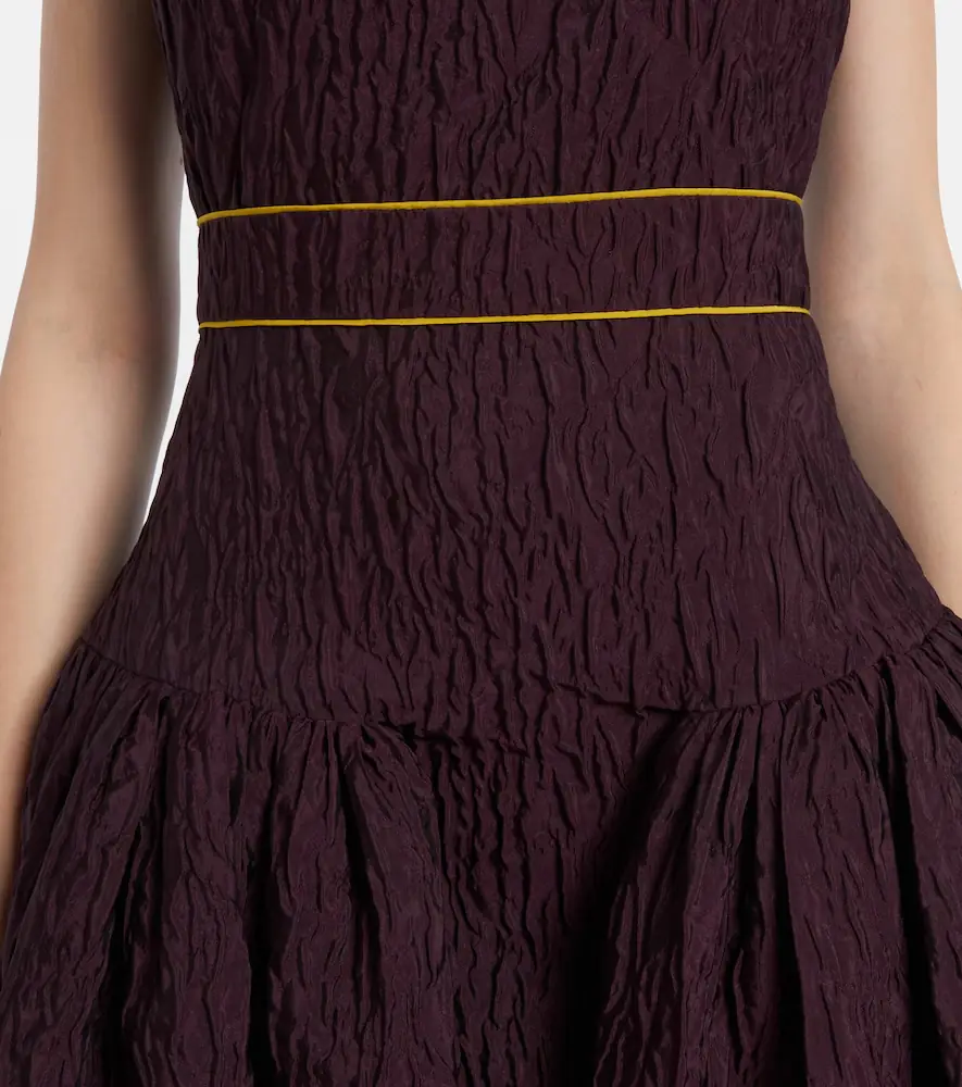 Roksanda Aya smocked cloque midi dress | Thumbnail 4 Roksanda Aya smocked cloque midi dress | Thumbnail 4