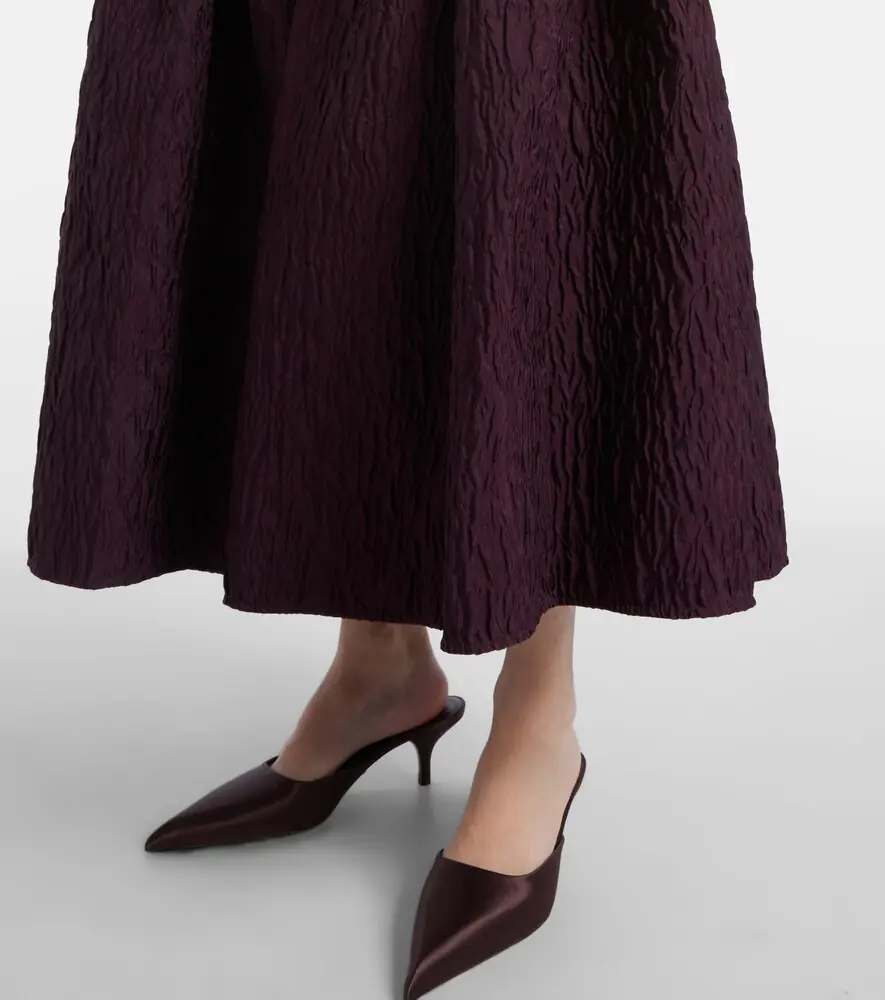 Roksanda Aya smocked cloque midi dress | Thumbnail 6 Roksanda Aya smocked cloque midi dress | Thumbnail 6