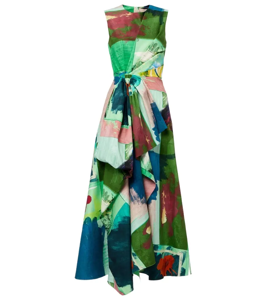 Roksanda Nura bow-detail cotton cocktail dress | Image 1 Roksanda Nura bow-detail cotton cocktail dress | Image 1