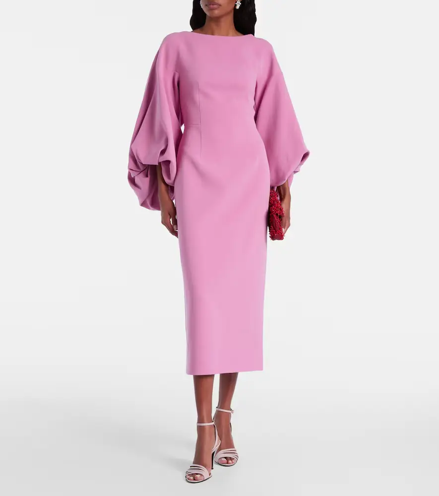 Roksanda Garance balloon-sleeve crêpe gown | Thumbnail 2 Roksanda Garance balloon-sleeve crêpe gown | Thumbnail 2