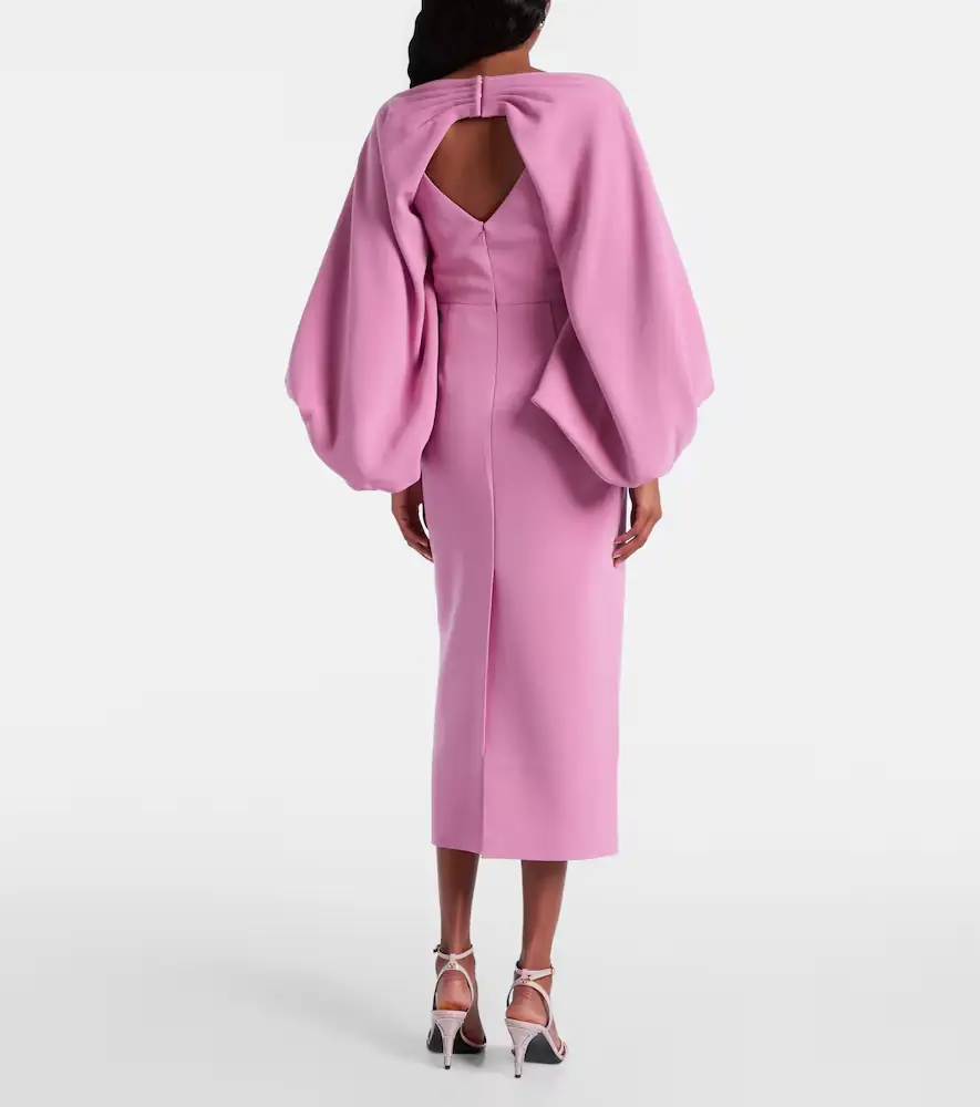 Roksanda Garance balloon-sleeve crêpe gown | Thumbnail 3 Roksanda Garance balloon-sleeve crêpe gown | Thumbnail 3