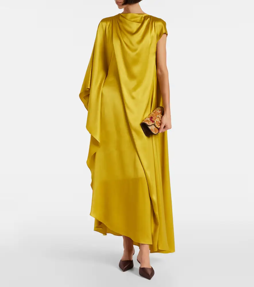 Roksanda Hiba caped silk gown | Thumbnail 4 Roksanda Hiba caped silk gown | Thumbnail 4