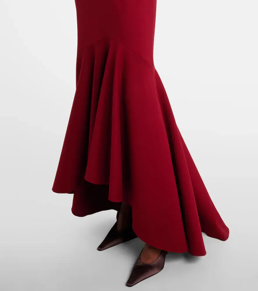 Elie Saab Belted off-shoulder jersey gown | Thumbnail 2 Elie Saab Belted off-shoulder jersey gown | Thumbnail 2