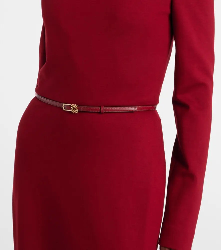 Elie Saab Belted off-shoulder jersey gown | Thumbnail 4 Elie Saab Belted off-shoulder jersey gown | Thumbnail 4