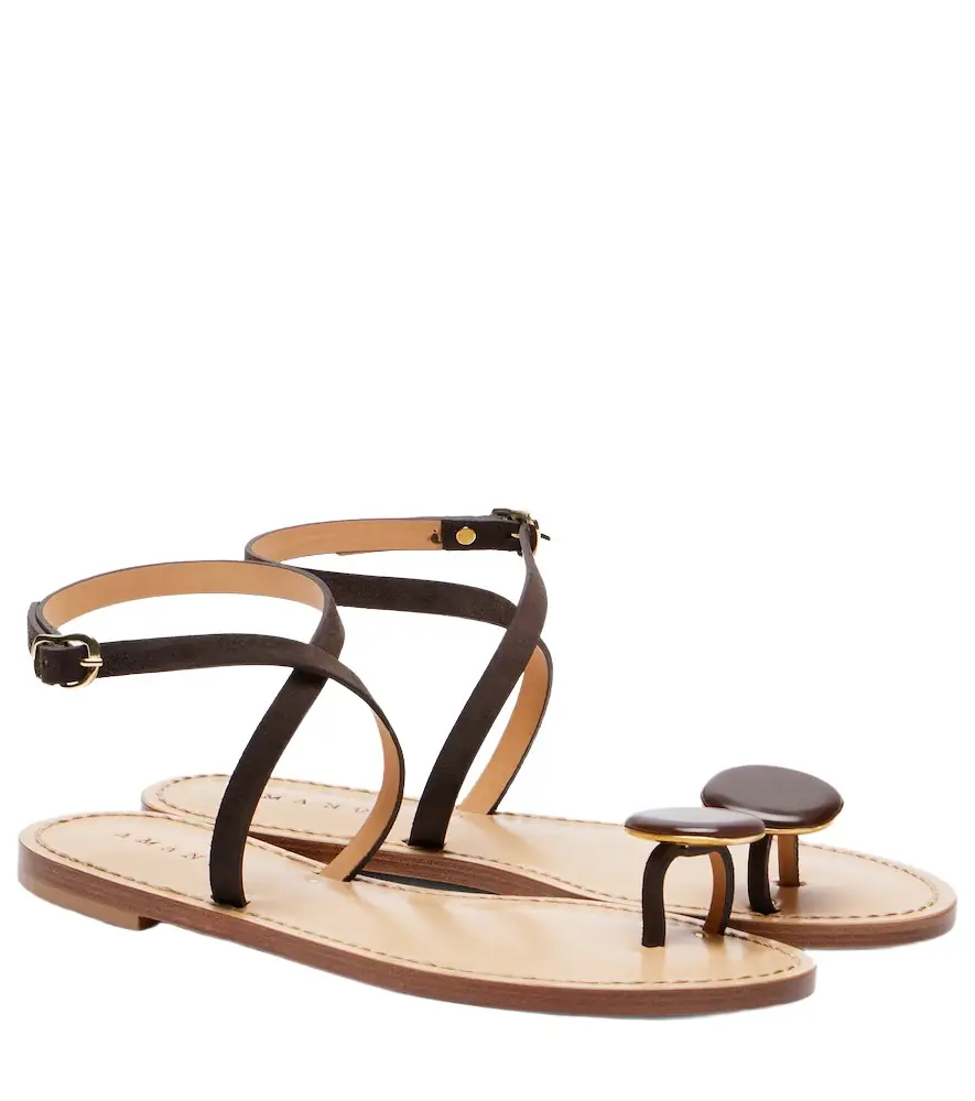 Amanu Kigali suede sandals | Image 1 Amanu Kigali suede sandals | Image 1
