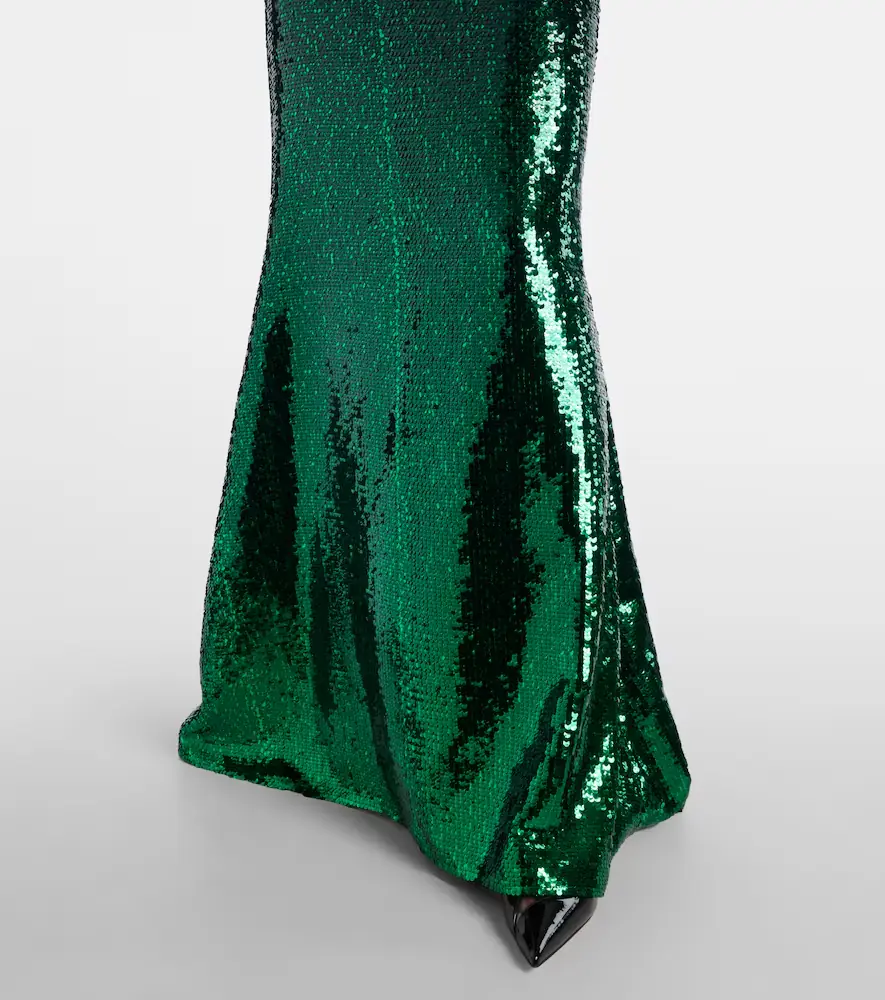Elie Saab Sequined off-shoulder gown | Thumbnail 3 Elie Saab Sequined off-shoulder gown | Thumbnail 3