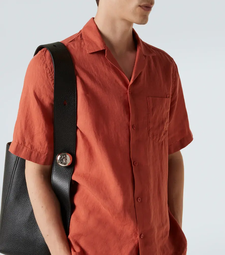Frescobol Carioca Angelo linen bowling shirt | Thumbnail 5