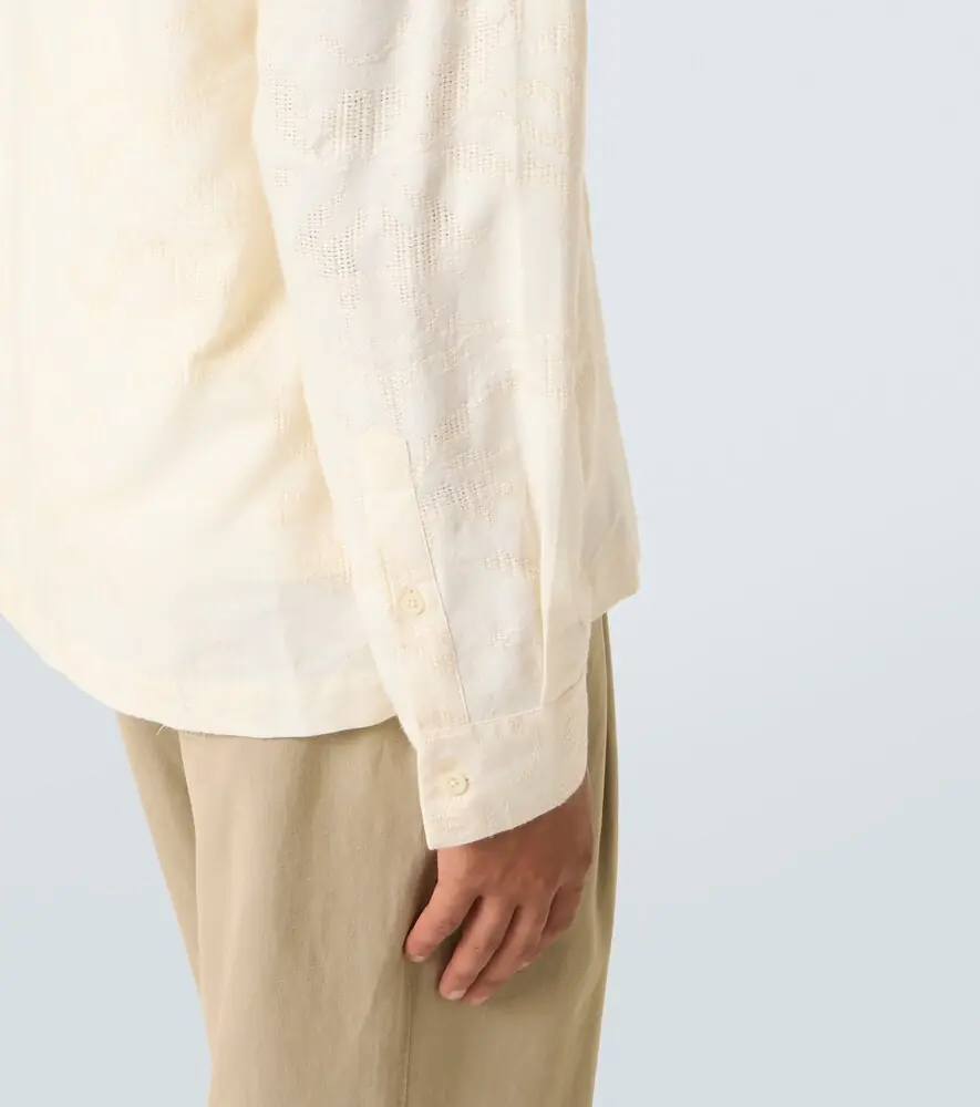 Frescobol Carioca Safra jacquard cotton-blend shirt | Thumbnail 5 Frescobol Carioca Safra jacquard cotton-blend shirt | Thumbnail 5
