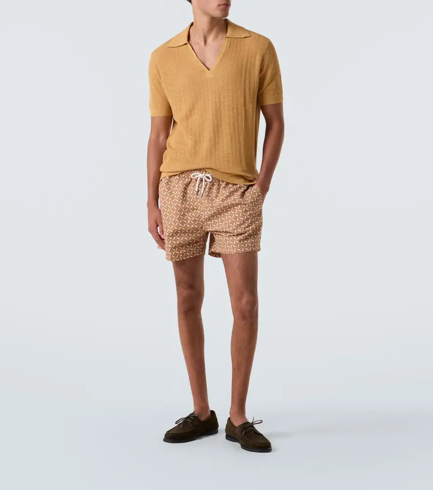 Frescobol Carioca Joaquim cotton-blend polo shirt | Thumbnail 2