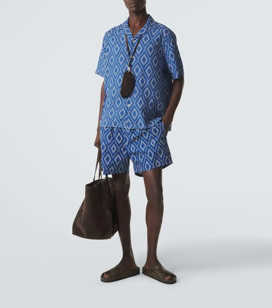 Frescobol Carioca Roberto printed linen shirt | Thumbnail 3 Frescobol Carioca Roberto printed linen shirt | Thumbnail 3