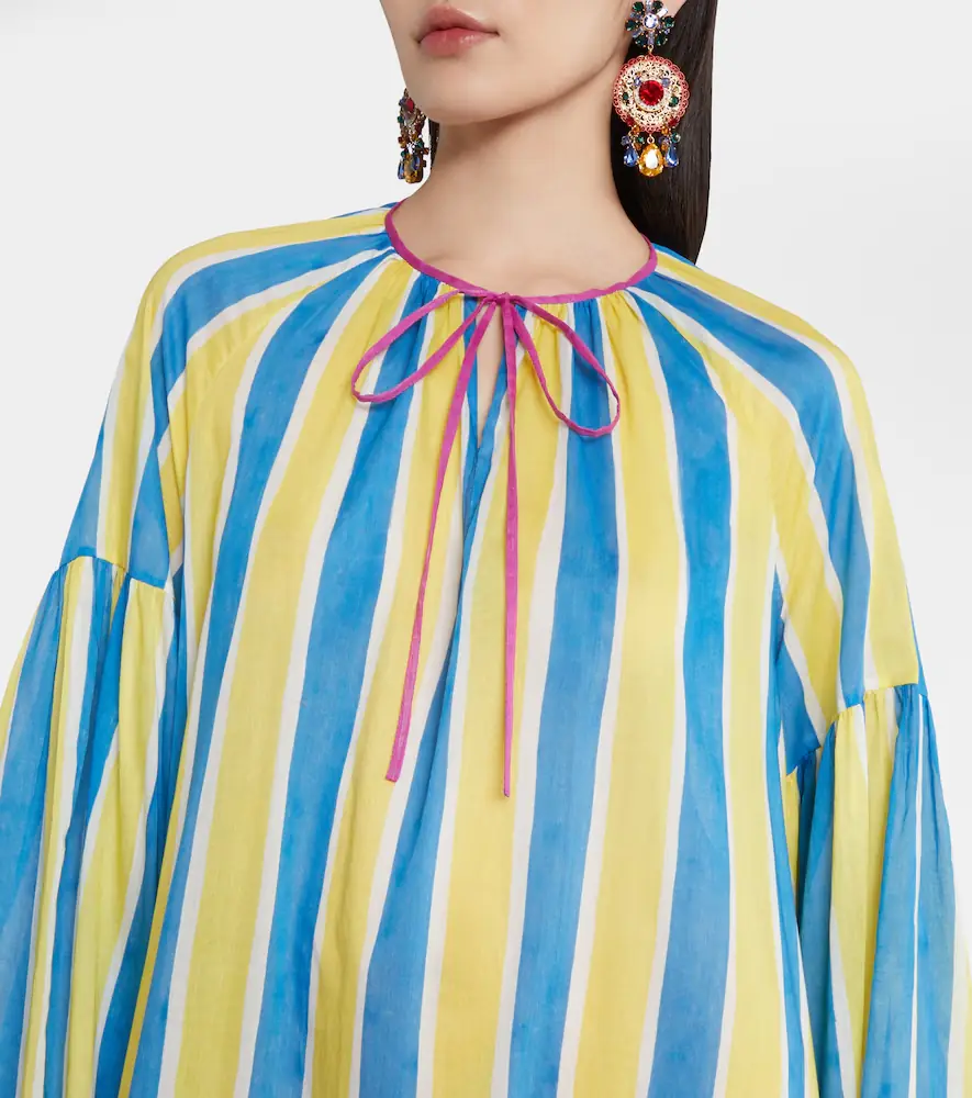 Dolce & Gabbana Striped cotton kaftan | Thumbnail 2