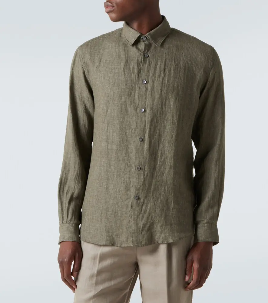 Sunspel Linen shirt | Thumbnail 2 Sunspel Linen shirt | Thumbnail 2