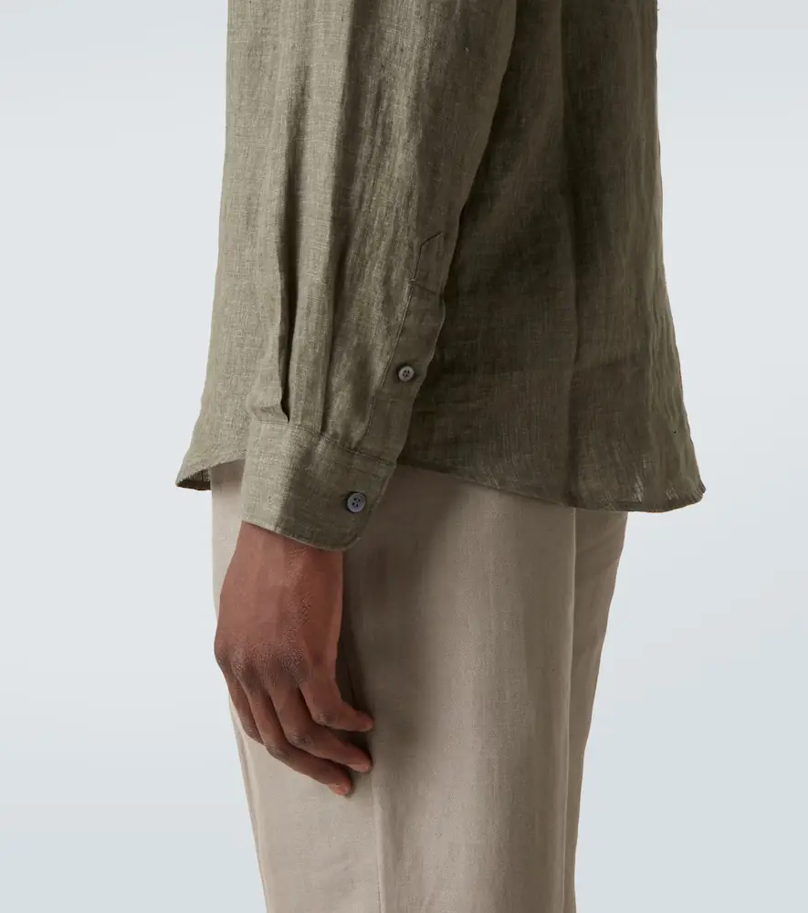 Sunspel Linen shirt | Thumbnail 3 Sunspel Linen shirt | Thumbnail 3