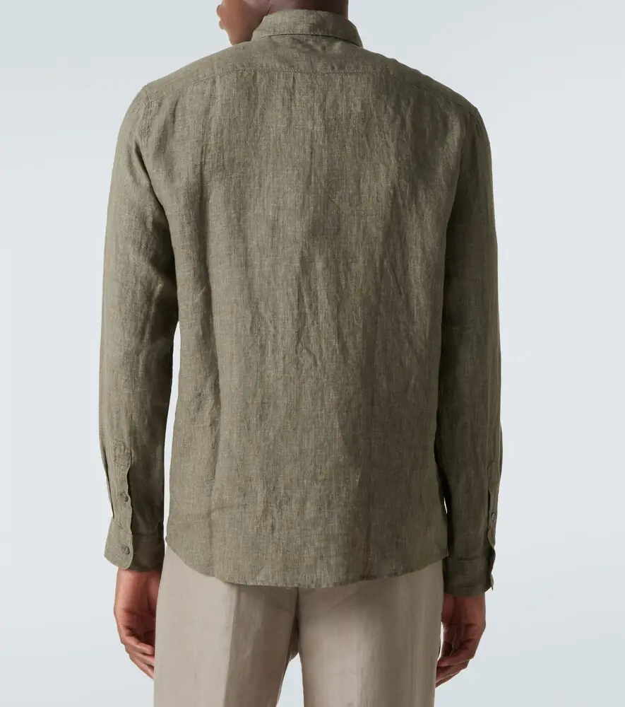 Sunspel Linen shirt | Thumbnail 5 Sunspel Linen shirt | Thumbnail 5