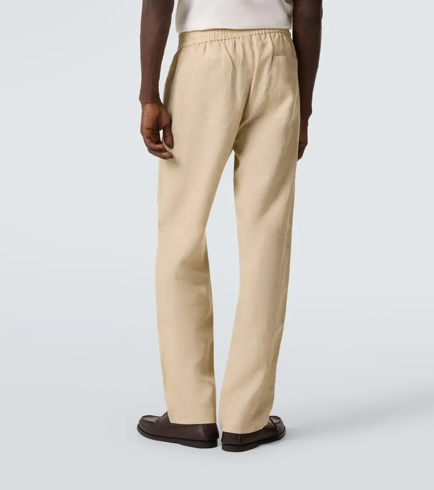 Sunspel Linen straight pants | Thumbnail 3 Sunspel Linen straight pants | Thumbnail 3