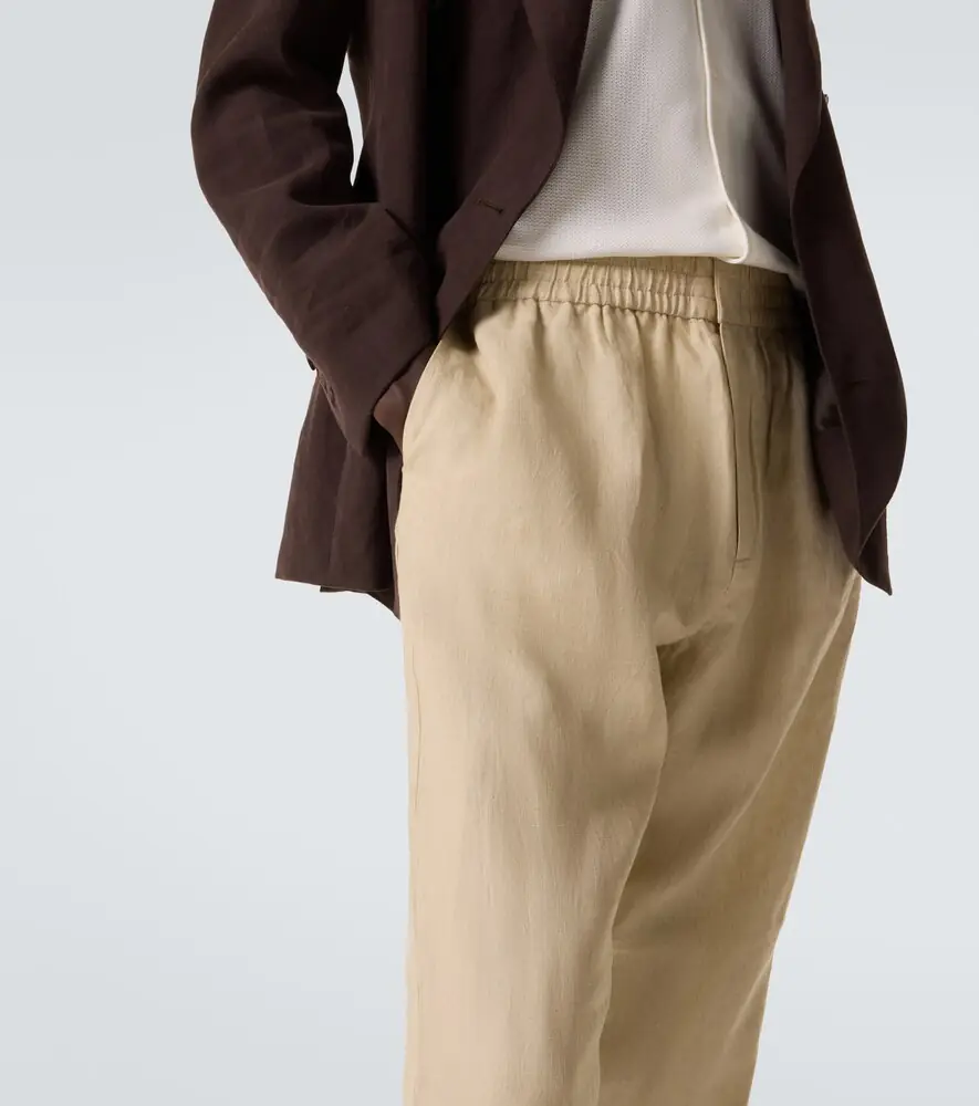 Sunspel Linen straight pants | Thumbnail 4 Sunspel Linen straight pants | Thumbnail 4