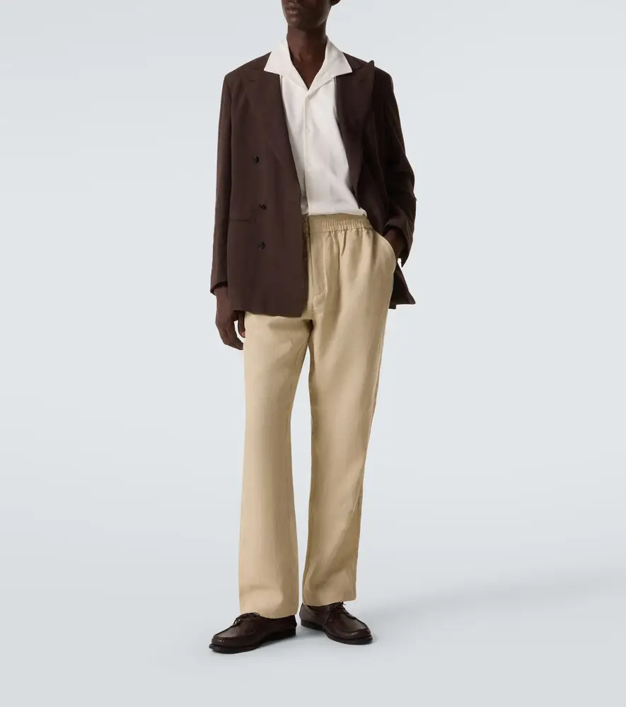 Sunspel Linen straight pants | Thumbnail 5 Sunspel Linen straight pants | Thumbnail 5