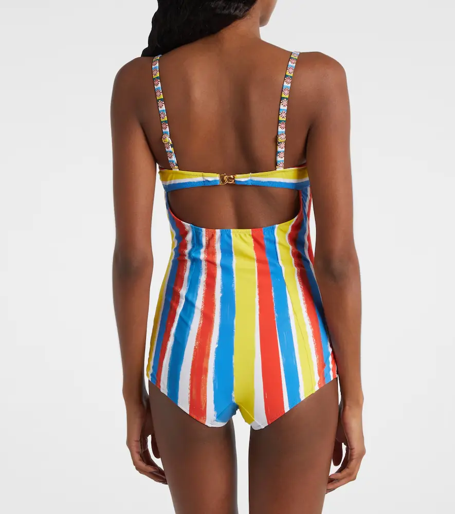 Dolce & Gabbana Cutout striped swimsuit | Thumbnail 2 Dolce & Gabbana Cutout striped swimsuit | Thumbnail 2