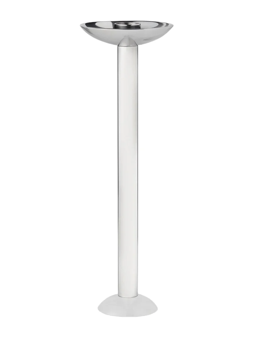 LOUISE ROE Champagne Low stainless steel candle holder