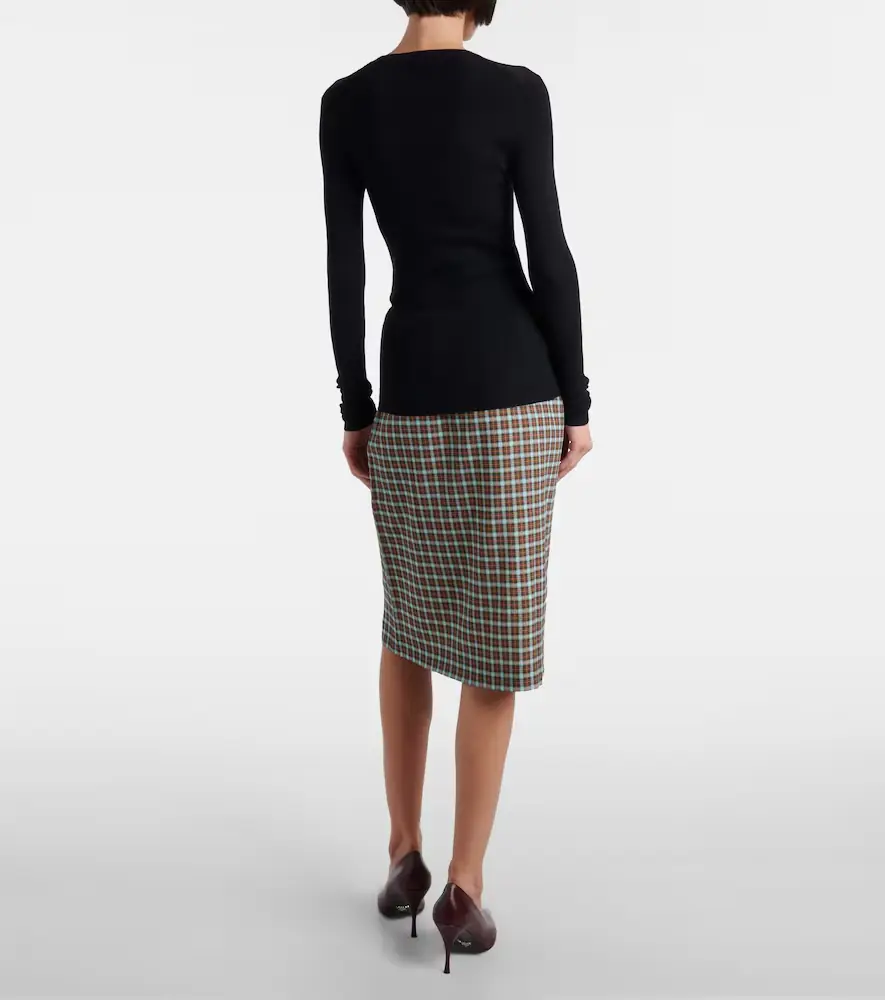Prada Wool and silk-blend sweater | Thumbnail 3 Prada Wool and silk-blend sweater | Thumbnail 3