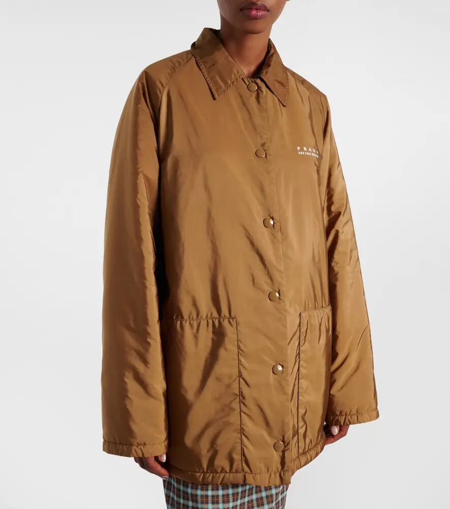 Prada Re-Nylon logo blouson | Thumbnail 4 Prada Re-Nylon logo blouson | Thumbnail 4