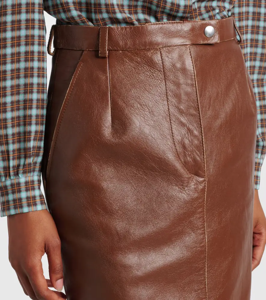 Prada Leather pencil skirt | Thumbnail 4 Prada Leather pencil skirt | Thumbnail 4