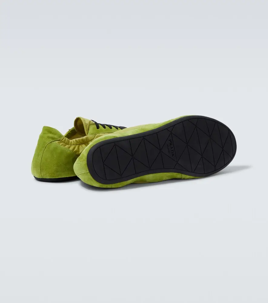 Prada Collapse Re-Nylon and suede sneakers | Thumbnail 6 Prada Collapse Re-Nylon and suede sneakers | Thumbnail 6