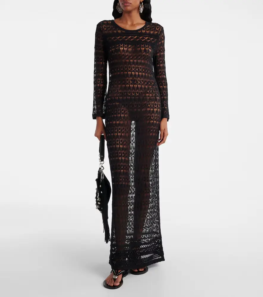 Isabel Marant Paloma crochet cotton-blend maxi dress | Thumbnail 3