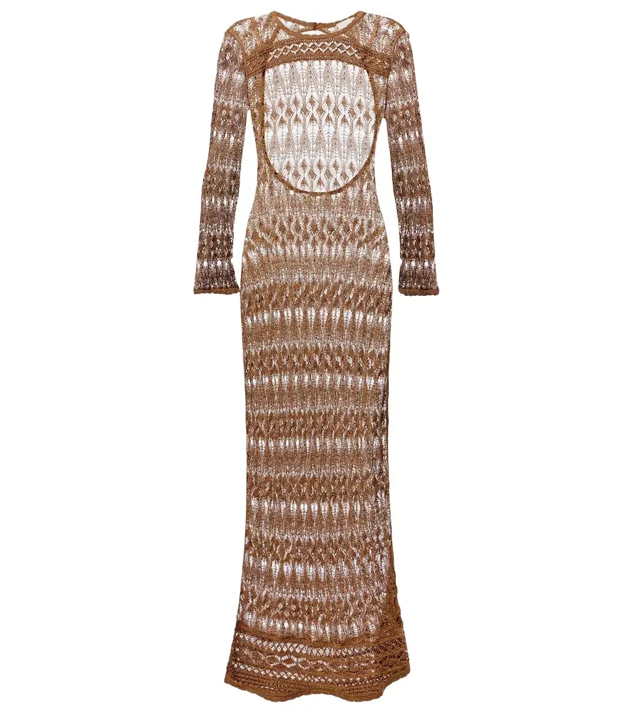 Isabel Marant Paloma sheer maxi dress