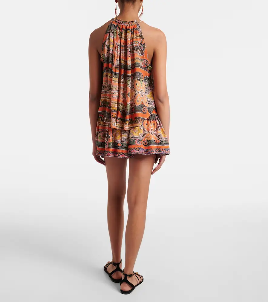 Isabel Marant Marilou paisley silk voile top | Thumbnail 2