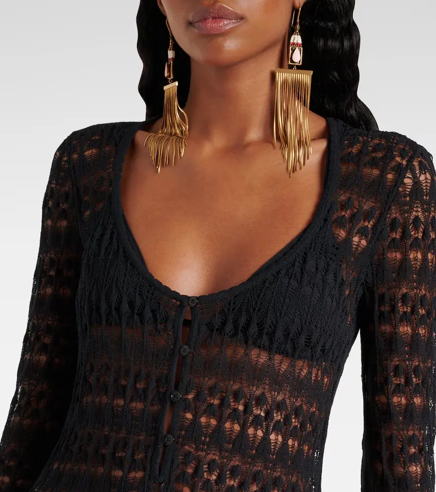 Isabel Marant Pia crochet minidress | Thumbnail 5
