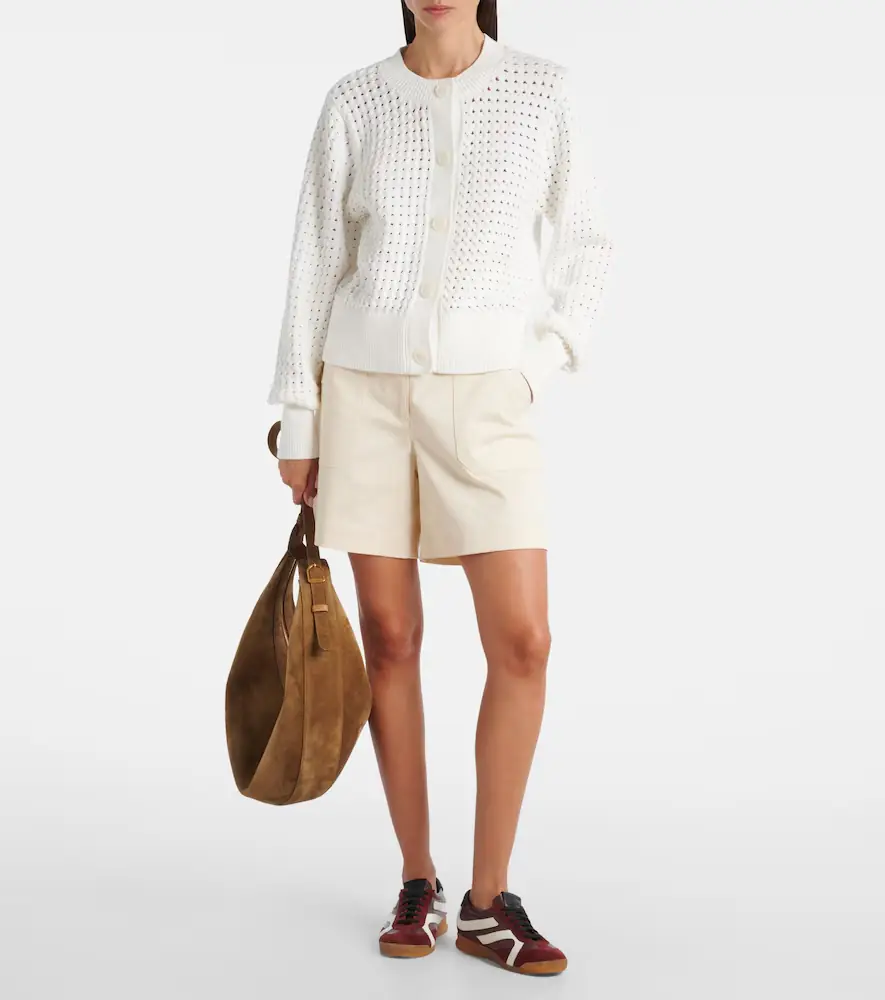 Varley Bettina open-knit cotton-blend cardigan | Thumbnail 2
