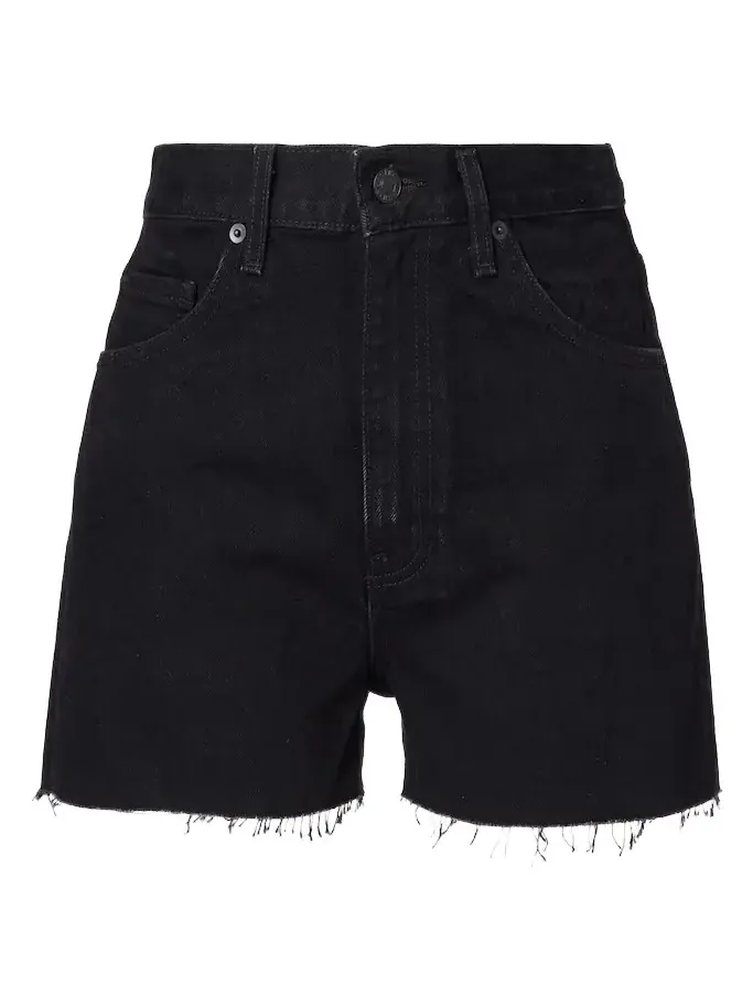 Cobain low-rise denim shorts