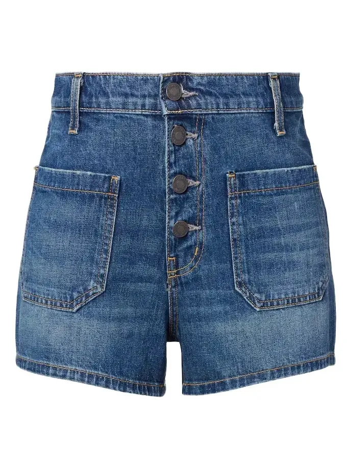Harley high-rise denim shorts Harley high-rise denim shorts